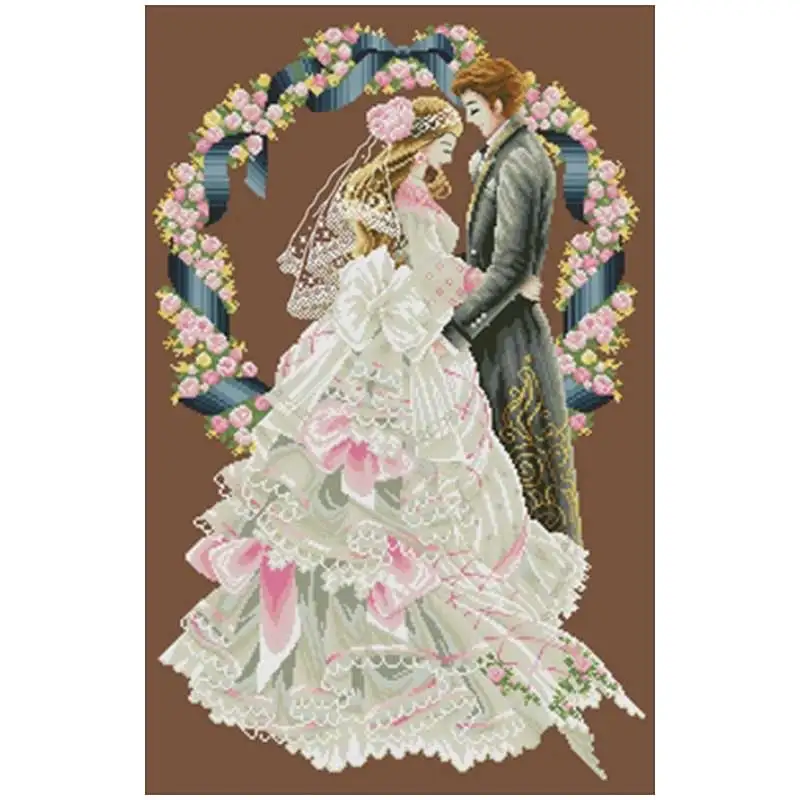 Noble wedding patterns Counted Cross Stitch 11CT 14CT DIY Chinese Cross Stitch Kits Embroidery Needlework Sets home decor
Noble wedding patterns Counted Cross Stitch 11CT 14CT DIY Chinese Cross Stitch Kits Embroidery Needlework Sets home decor
