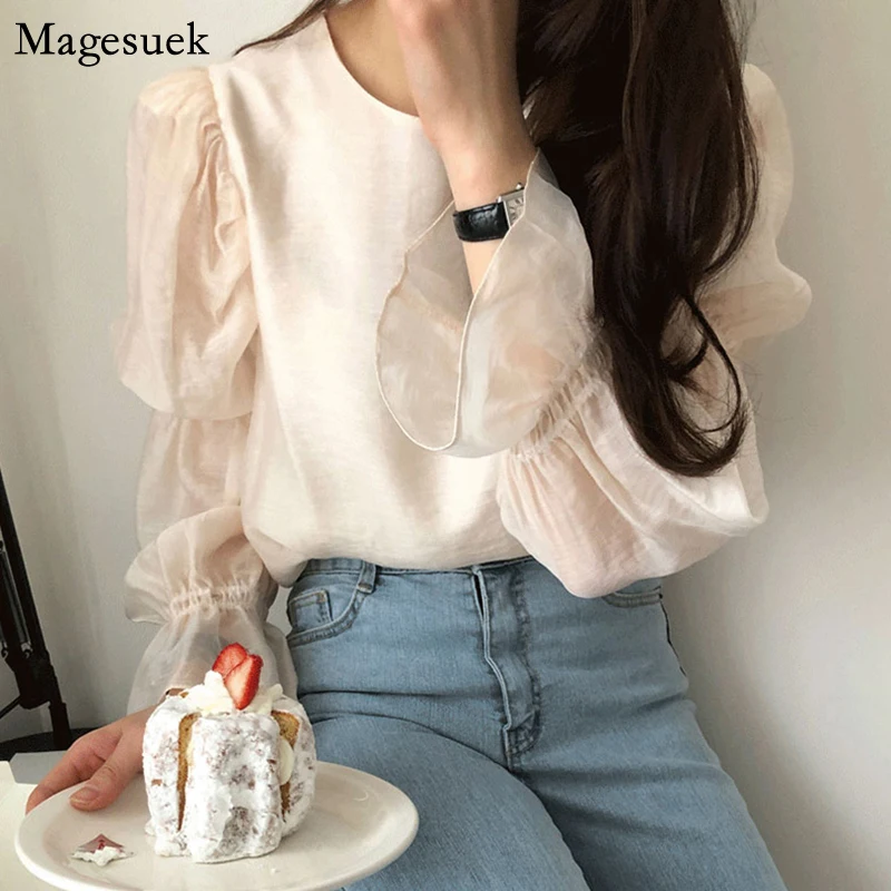 Chic Bow Lace Up Puff Long Sleeve Woman Blouses Elegant Fashion Slim Women's Shirt Clothes O Neck Ladies Tops Blusas Mujer 13549
Chic Bow Lace Up Puff Long Sleeve Woman Blouses Elegant Fashion Slim Women's Shirt Clothes O Neck Ladies Tops Blusas Mujer 13549