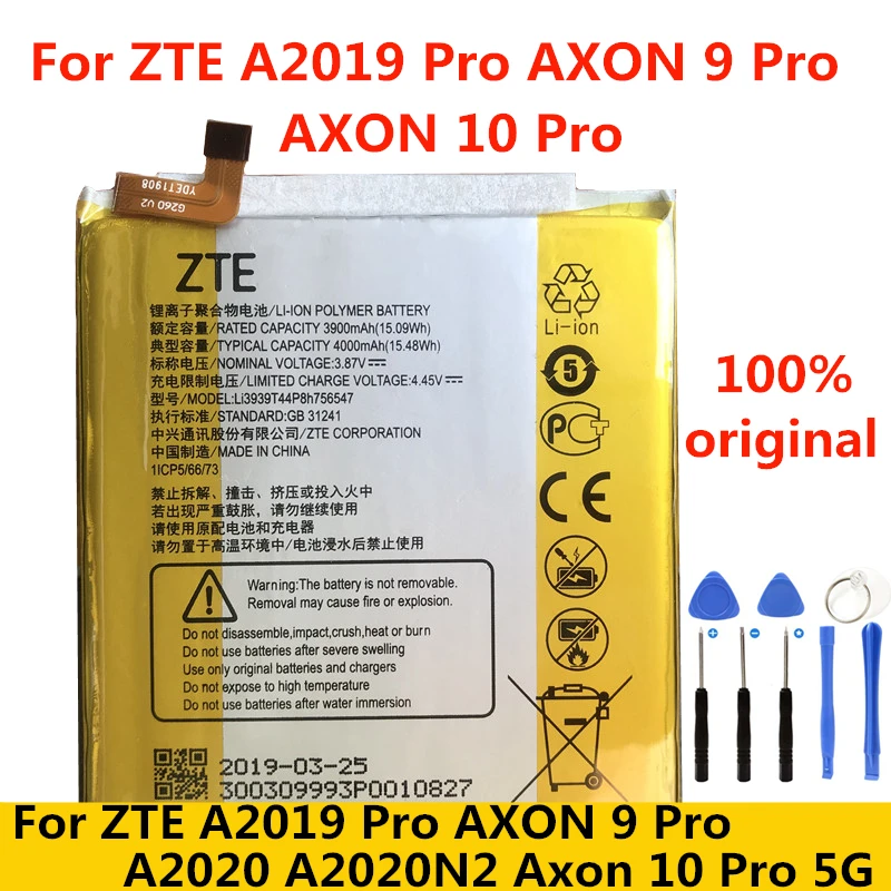 Оригинальный аккумулятор Li3939T44P8h756547 для ZTE A2019 Pro AXON 9 Pro A2020 A2020N2 Axon 10 Pro
Оригинальный аккумулятор Li3939T44P8h756547 для ZTE A2019 Pro AXON 9 Pro A2020 A2020N2 Axon 10 Pro