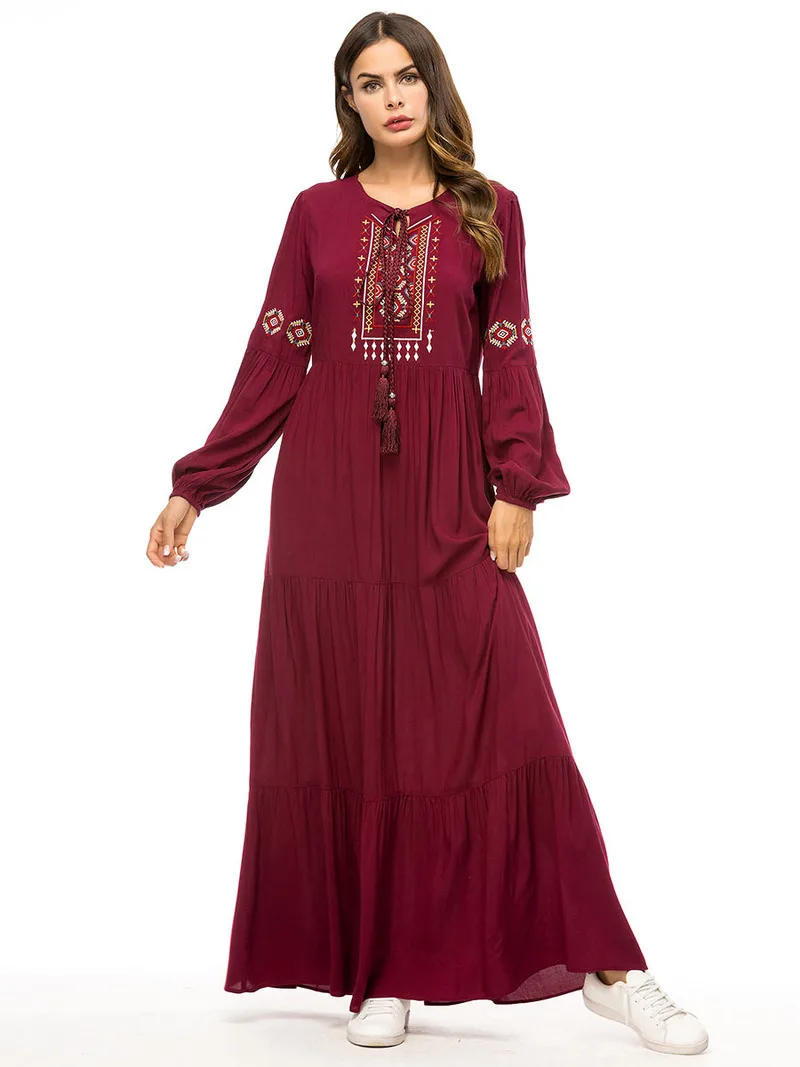 Abaya Qatar ОАЭ турецкий исламский Малайзийский гофрированный мусульманский хиджаб