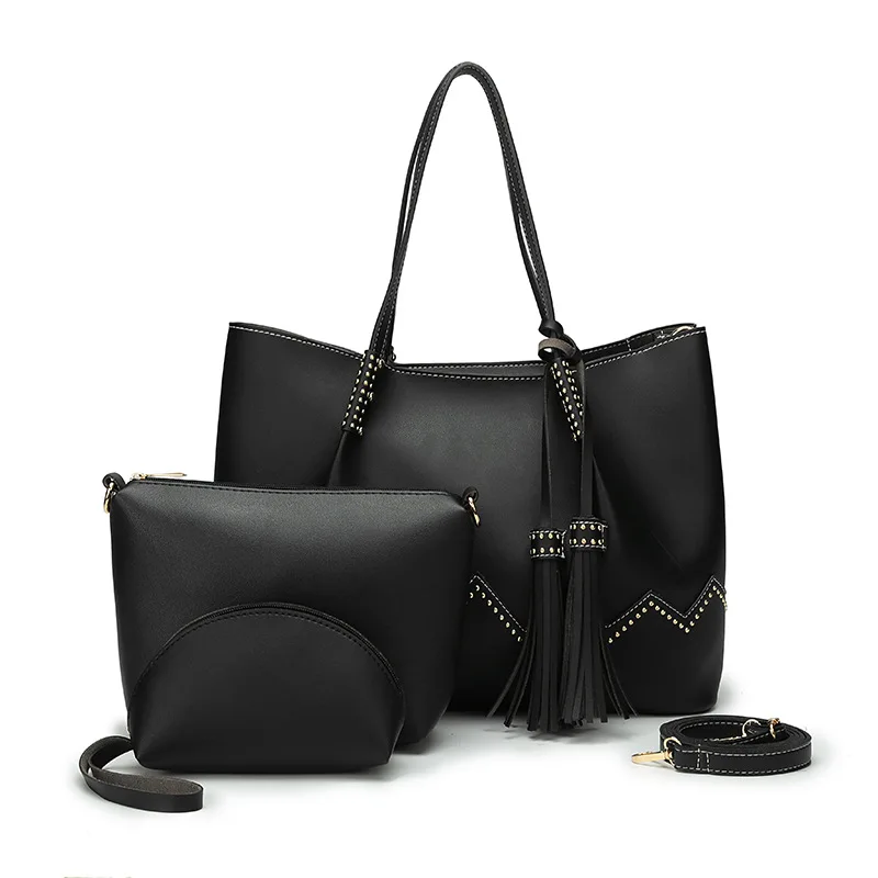 Stylish Leather Women Bag Handbag For Women 3Pcs Fashion Tote Handbag Set Shoulder Bag Purse Set
Stylish Leather Women Bag Handbag For Women 3Pcs Fashion Tote Handbag Set Shoulder Bag Purse Set