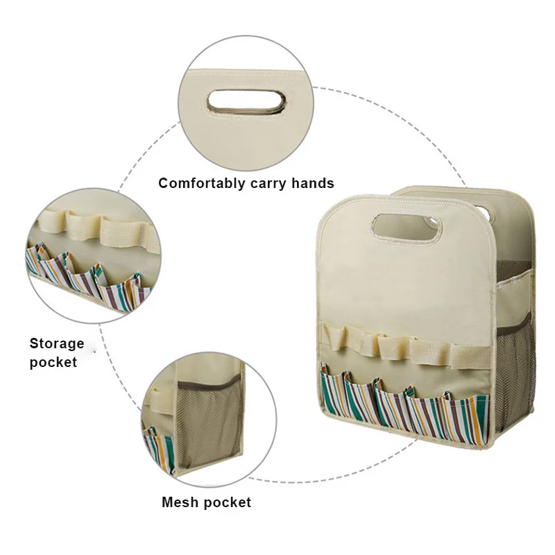 Waterproof Multifunctional Tool Organizer Tote Bag with Side Pocket Portable Gardening Accessory Garden Tool Storage FP8
Waterproof Multifunctional Tool Organizer Tote Bag with Side Pocket Portable Gardening Accessory Garden Tool Storage FP8