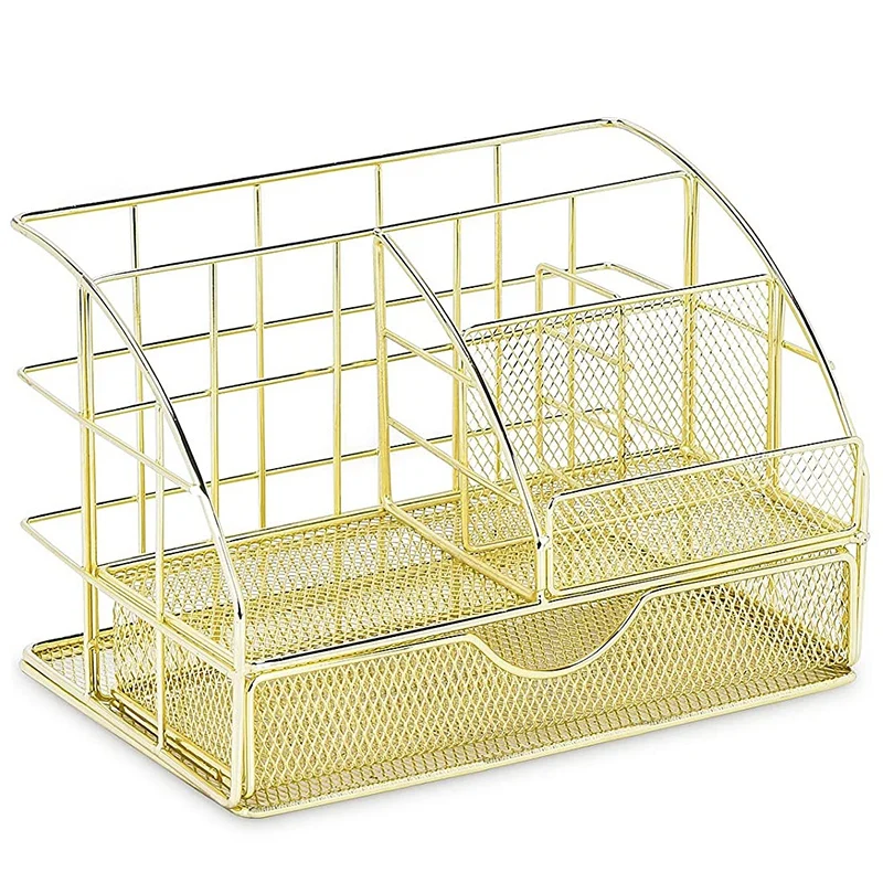 Upgraded Desk Organizer for Women, Cute Mesh Office Supplies Accessories Essentials Caddy with Drawer for Home & Office
Upgraded Desk Organizer for Women, Cute Mesh Office Supplies Accessories Essentials Caddy with Drawer for Home & Office