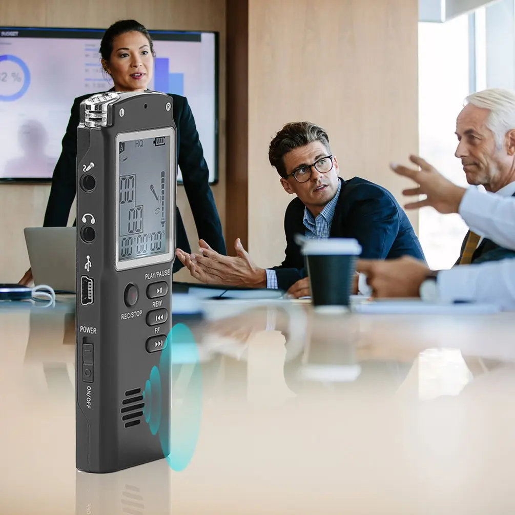 Voice Recorder with LCD Screen Rechargeable Digital Audio Voice Recorder 8GB 16GB 32G Voice Recorder for Lectures And Meetings
Voice Recorder with LCD Screen Rechargeable Digital Audio Voice Recorder 8GB 16GB 32G Voice Recorder for Lectures And Meetings