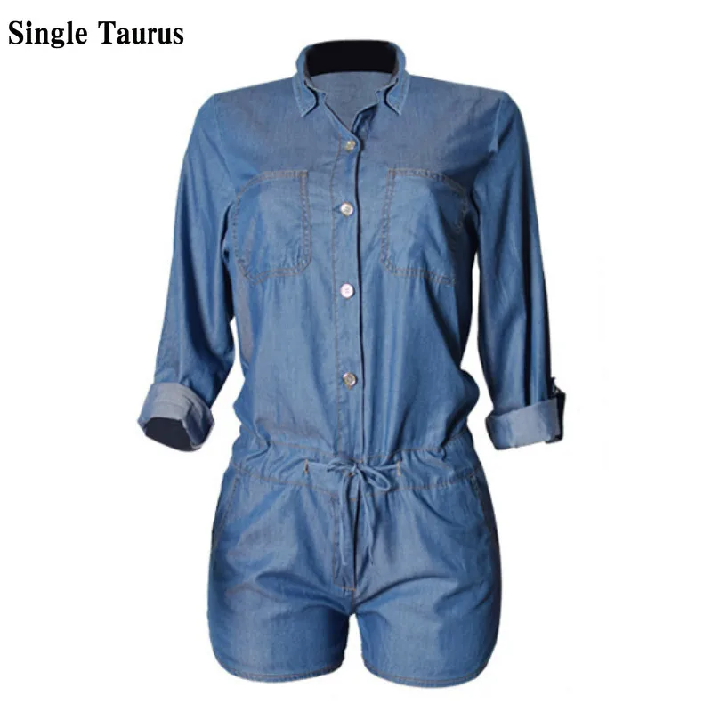 Tencel Playsuits Women Long Sleeve Fashion Sweetwear Jeans Rompers Womens Soft Cotton Denim Blue Women Jumpsuit Women Overalls
Tencel Playsuits Women Long Sleeve Fashion Sweetwear Jeans Rompers Womens Soft Cotton Denim Blue Women Jumpsuit Women Overalls