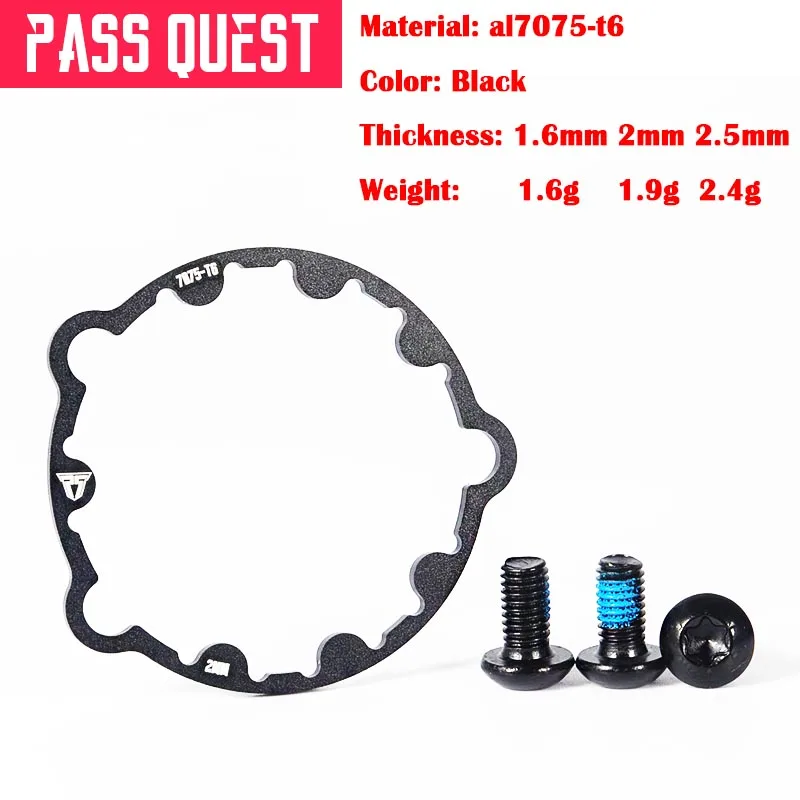 Pass Quest Gxp офсетная рукоятка шайба 1,6 мм 2 мм 2,5 мм Al7075-T6 для Sram рукоятки
Pass Quest Gxp офсетная рукоятка шайба 1,6 мм 2 мм 2,5 мм Al7075-T6 для Sram рукоятки