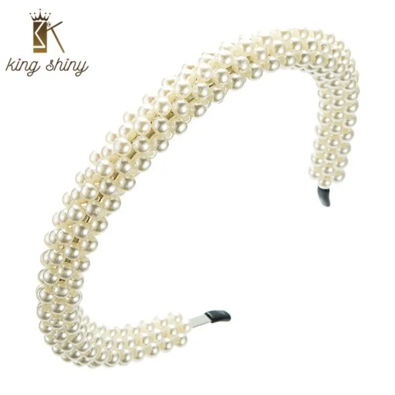 2021 Ins New Design Full Simulated Pearl Headband for Woman Elegant Small Beaded Metal Belt Hairband Girl Party Hair Accessories
2021 Ins New Design Full Simulated Pearl Headband for Woman Elegant Small Beaded Metal Belt Hairband Girl Party Hair Accessories