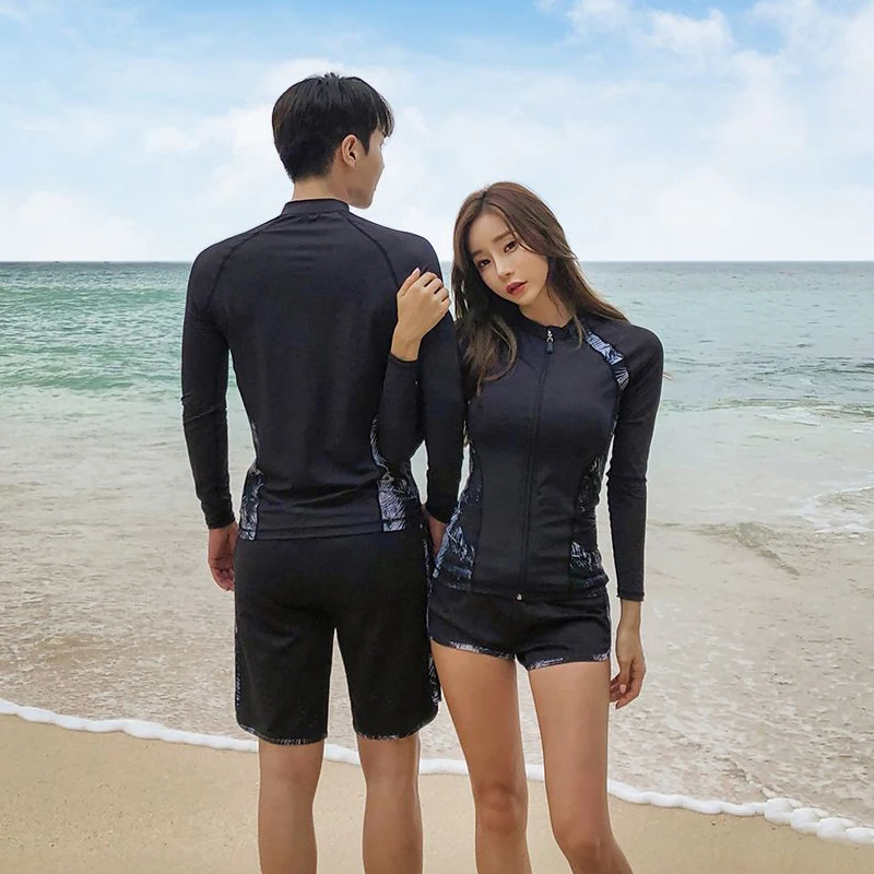 New Korean Men's 3 Pieces Lady's 5 Pieces Swimwear Long-sleeved Trousers Lovers Long Sleeve Running Quick-Dry Bodysuit
New Korean Men's 3 Pieces Lady's 5 Pieces Swimwear Long-sleeved Trousers Lovers Long Sleeve Running Quick-Dry Bodysuit