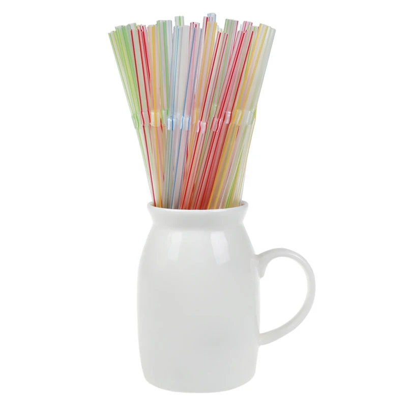Flexible Plastic Straws Striped Multi Colored BPA-Free Disposable Straw Assorted HFing
Flexible Plastic Straws Striped Multi Colored BPA-Free Disposable Straw Assorted HFing