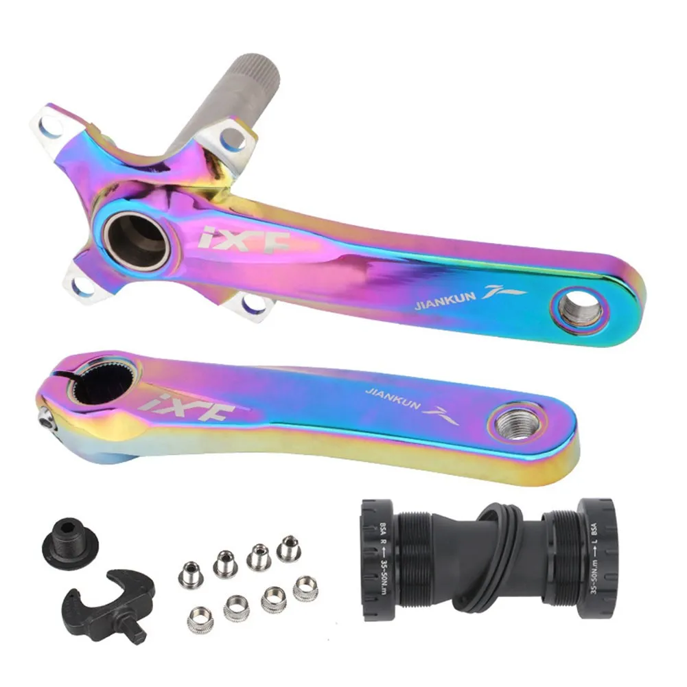 IXF Aluminum Mountain MTB Bicycle 170MM Crankset Crank Arm & Bottom Bracket Kit Strong Compatibility Cycling Bike Parts
IXF Aluminum Mountain MTB Bicycle 170MM Crankset Crank Arm & Bottom Bracket Kit Strong Compatibility Cycling Bike Parts