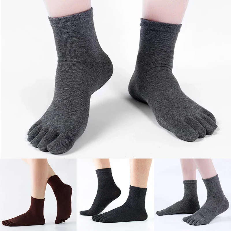 1Pair Five Finger Socks For Men Pure Cotton Breathable Long Socks With Toes Absorb sweat Solid Color Sports Running
1Pair Five Finger Socks For Men Pure Cotton Breathable Long Socks With Toes Absorb sweat Solid Color Sports Running