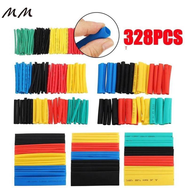 328Pcs Polyolefin Insulation Heat Shrink Tubing DIY Connector Repair Tube Wire Assortment Shrinkable Tube Waterproof Pipe Sleeve
328Pcs Polyolefin Insulation Heat Shrink Tubing DIY Connector Repair Tube Wire Assortment Shrinkable Tube Waterproof Pipe Sleeve