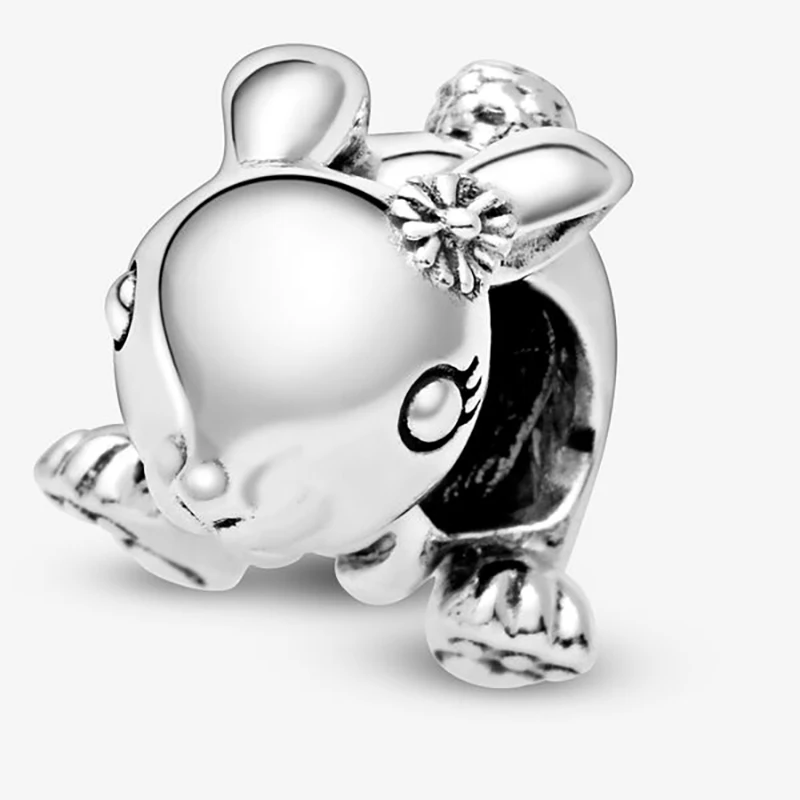 Genuine 925 Sterling Silver Nini the Rabbit Charm Beads fit Original Pandora Charm Bracelet Fine Silver Jewelry Making DIY Gift
Genuine 925 Sterling Silver Nini the Rabbit Charm Beads fit Original Pandora Charm Bracelet Fine Silver Jewelry Making DIY Gift