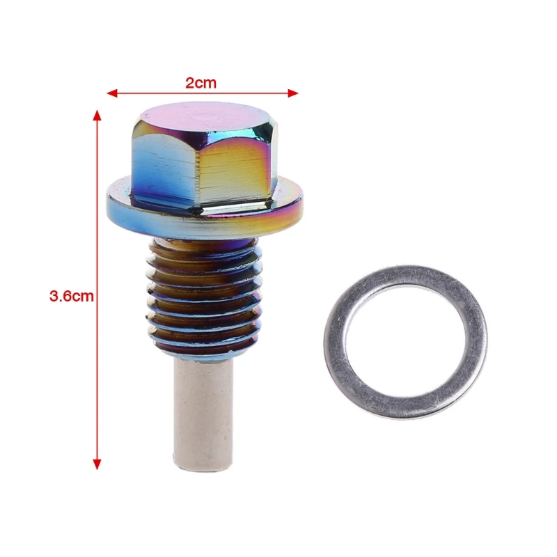 M12 M14 M16 M20x1.5/1.25 Aluminum Magnetic Oil Drain Plug Bolt Sump Nut L41C
M12 M14 M16 M20x1.5/1.25 Aluminum Magnetic Oil Drain Plug Bolt Sump Nut L41C