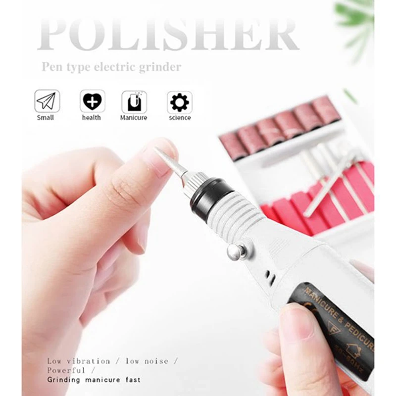 Electric Nail Drill Set Professional Nail File Drill Set Nail Polish Nail Set
Electric Nail Drill Set Professional Nail File Drill Set Nail Polish Nail Set