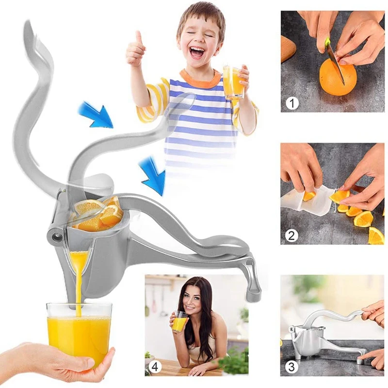 Manual Fruit Juicer,Hand Squeezer,Lemon Squeezer, Lemon Orange Hand Juicer,Fruit Press Squeezer Extractor Tool for Home
Manual Fruit Juicer,Hand Squeezer,Lemon Squeezer, Lemon Orange Hand Juicer,Fruit Press Squeezer Extractor Tool for Home
