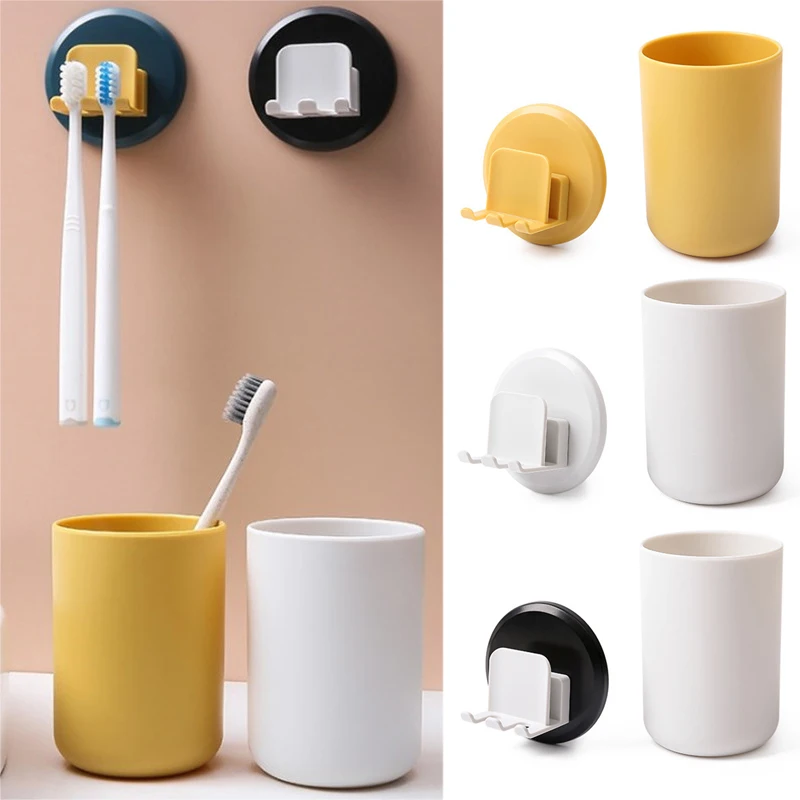 Perforation-free toothbrush rack Wall Mount Toothbrush Holder with a Cup Punch Free Storage Rack Bathroom Supplies
Perforation-free toothbrush rack Wall Mount Toothbrush Holder with a Cup Punch Free Storage Rack Bathroom Supplies