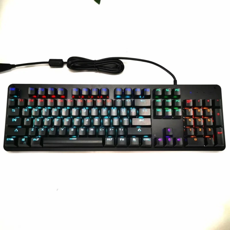 Wired Gaming Mechanical Keyboard Blue Red Switch 87/104keys Anti-ghosting Russian/US LED Backlit LED For Gamer Laptop Computer
Wired Gaming Mechanical Keyboard Blue Red Switch 87/104keys Anti-ghosting Russian/US LED Backlit LED For Gamer Laptop Computer
