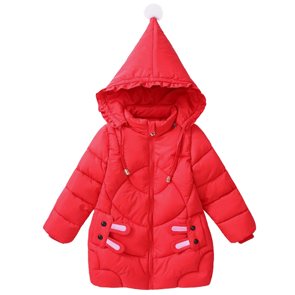 Kids Solid Padded Puffer Jackets Loose Thicken Outerwear Girls Down Tops Casual Winter Snowsuit Warm Clothes with Detachable Hat
Kids Solid Padded Puffer Jackets Loose Thicken Outerwear Girls Down Tops Casual Winter Snowsuit Warm Clothes with Detachable Hat