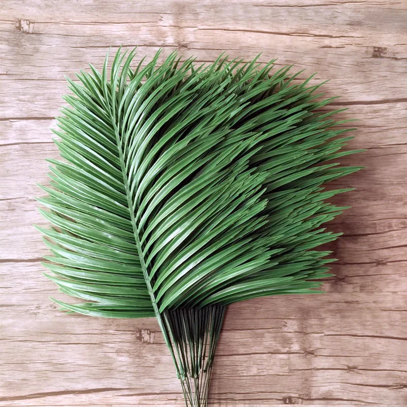 Artificial Bamboo Coconut Palm Plant Tree Leaf Branch Frond Wedding Garden Outdoor Decor Fake Green Leaves bouquet diy
Artificial Bamboo Coconut Palm Plant Tree Leaf Branch Frond Wedding Garden Outdoor Decor Fake Green Leaves bouquet diy