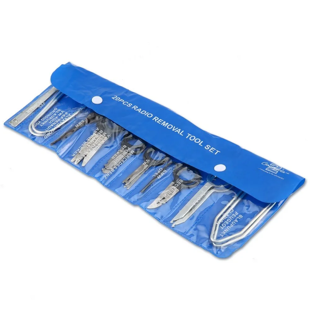 20pcs/set Portable Auto Car Radio Panel Door Clip Panel Car Audio Remover Installer Pry Kit Repair Tool Pry Tool Hand Tools
20pcs/set Portable Auto Car Radio Panel Door Clip Panel Car Audio Remover Installer Pry Kit Repair Tool Pry Tool Hand Tools