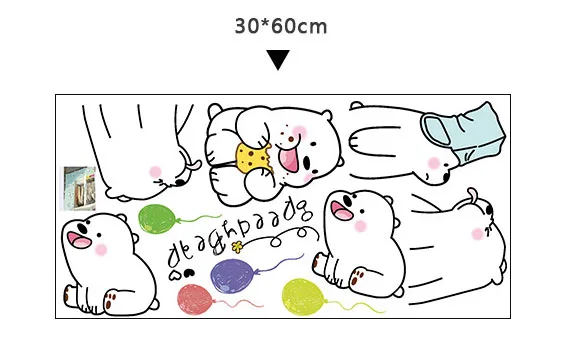 Cute Lazy Bear Wall Stickers Bedroom Kids Baby Rooms Home Decoration Art Mural Cartoon Animals Stickers Nursery Wallpaper
Cute Lazy Bear Wall Stickers Bedroom Kids Baby Rooms Home Decoration Art Mural Cartoon Animals Stickers Nursery Wallpaper