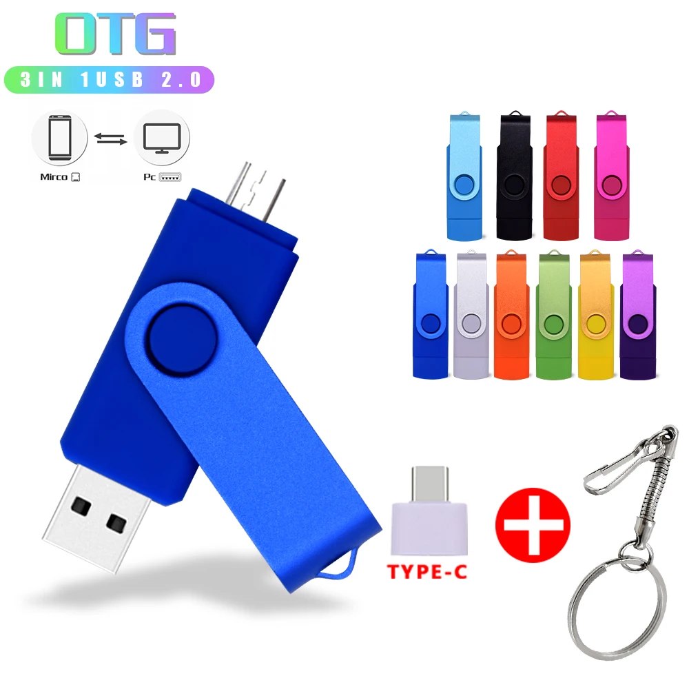 

Флеш-накопитель USB 2,0 OTG для смартфонов, планшетов, ПК, 4 ГБ, 8 ГБ, 16 ГБ, 32 ГБ, 64 ГБ, флеш-накопители 128 ГБ, 256 ГБ, OTG, USB флешка с реальной емкостью, под...