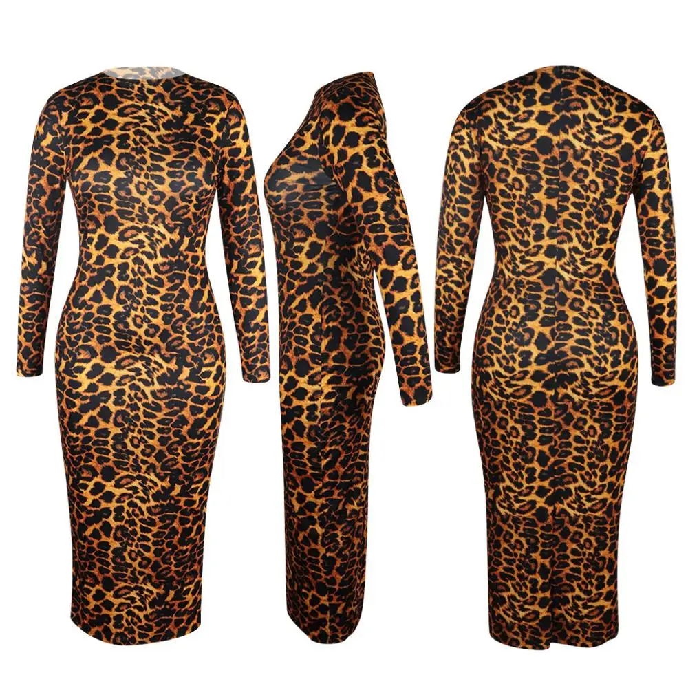 Autumn New Women Dress Sexy Leopard Print Long Sleeve Fashion Long Design Clubwear Dress
Autumn New Women Dress Sexy Leopard Print Long Sleeve Fashion Long Design Clubwear Dress