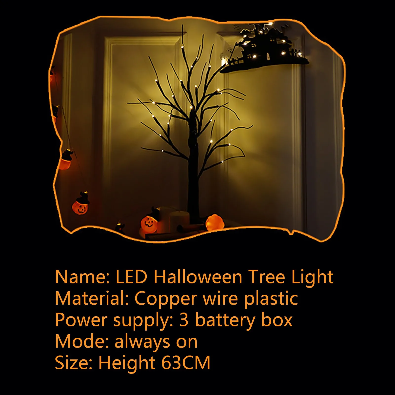 Halloween Decor LED Birch Tree Light Halloween Hanging Ornaments Tree Halloween Party Supplies Halloween Decorations For Home #Z
Halloween Decor LED Birch Tree Light Halloween Hanging Ornaments Tree Halloween Party Supplies Halloween Decorations For Home #Z