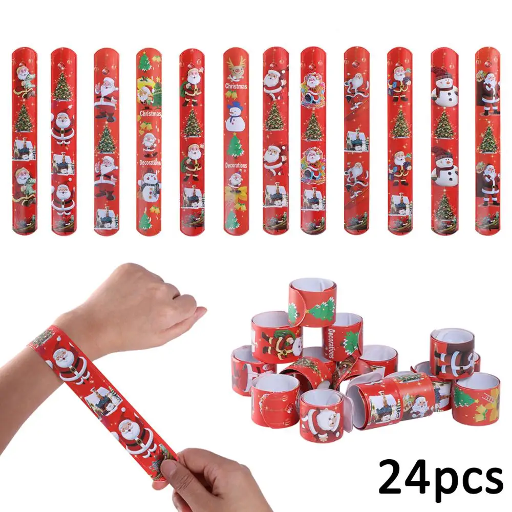 Patted Bracelets Slap Bracelets Charms Wristband for Kids Little Toys Merry Christmas Party Gifts For New Year Xmas Accessories
Patted Bracelets Slap Bracelets Charms Wristband for Kids Little Toys Merry Christmas Party Gifts For New Year Xmas Accessories