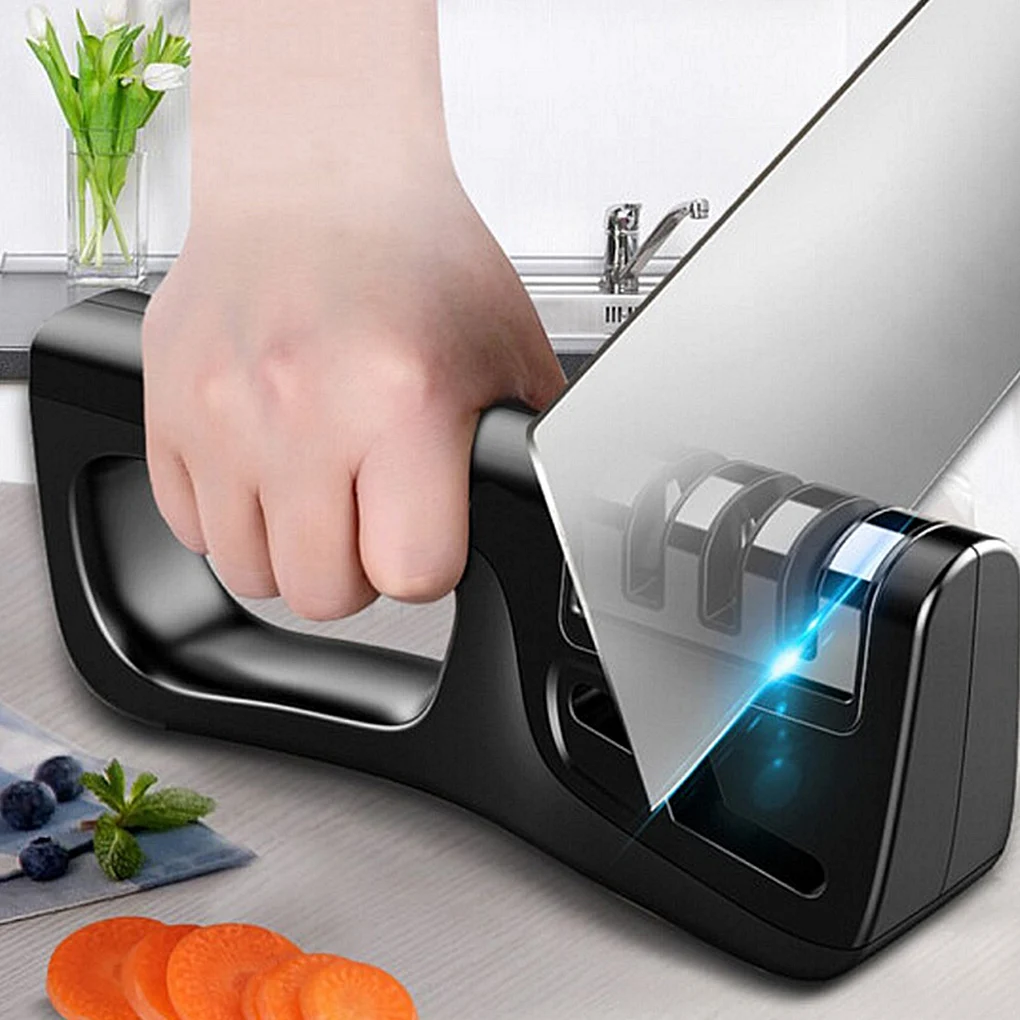 Точилка для ножей 4 в 1 с алмазным покрытием и тонким стержнем, система заточки ножниц и ножниц, лезвия из нержавеющей стали
Точилка для ножей 4 в 1 с алмазным покрытием и тонким стержнем, система заточки ножниц и ножниц, лезвия из нержавеющей стали