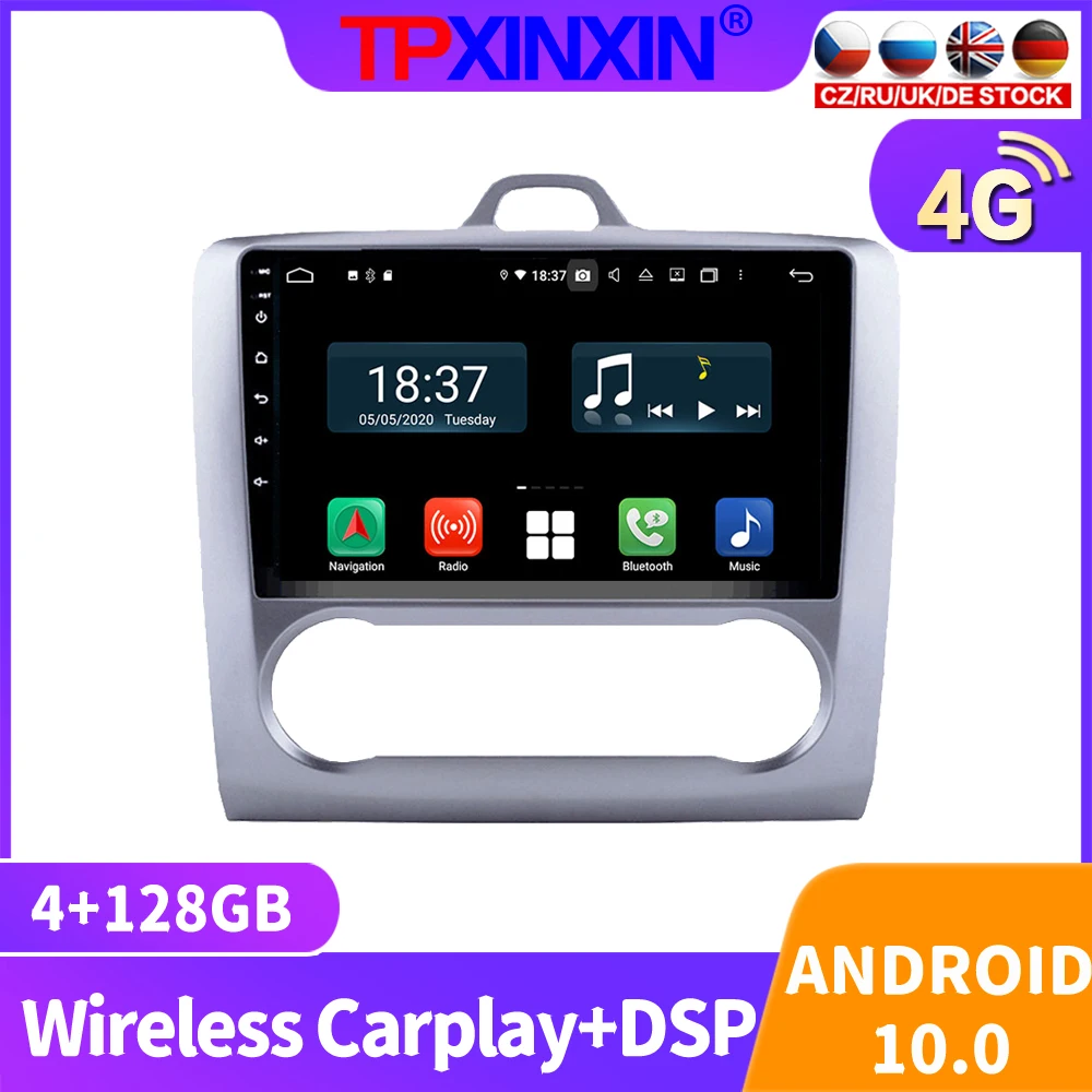 128GB Android 10 For Focus Exi AT 2004 - 2011 Car Radio Multimedia Video Player Navigation Stereo GPS Accessories Auto 2din DVD
128GB Android 10 For Focus Exi AT 2004 - 2011 Car Radio Multimedia Video Player Navigation Stereo GPS Accessories Auto 2din DVD