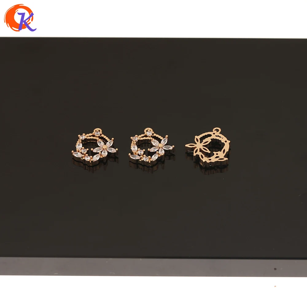 Cordial Design 50Pcs 12*13MM CZ Charms/Jewelry Accessories/Hand Made/Flower Shape/Earring Connectors/DIY Making/Earring Findings
Cordial Design 50Pcs 12*13MM CZ Charms/Jewelry Accessories/Hand Made/Flower Shape/Earring Connectors/DIY Making/Earring Findings