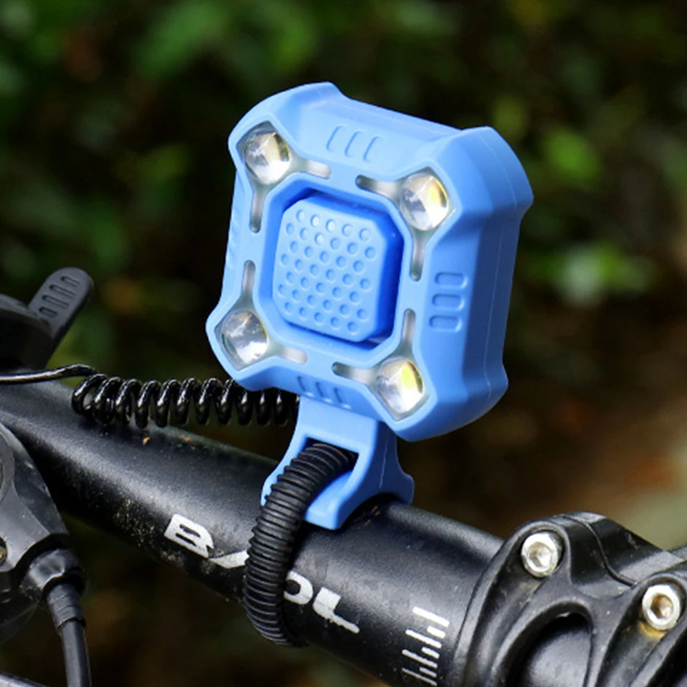 140dB Bike Bell with 4 Lamp Cycling Light Rechargeable Headlight Electric Horn IPX6 Waterproof Bell Bike Accessory
140dB Bike Bell with 4 Lamp Cycling Light Rechargeable Headlight Electric Horn IPX6 Waterproof Bell Bike Accessory