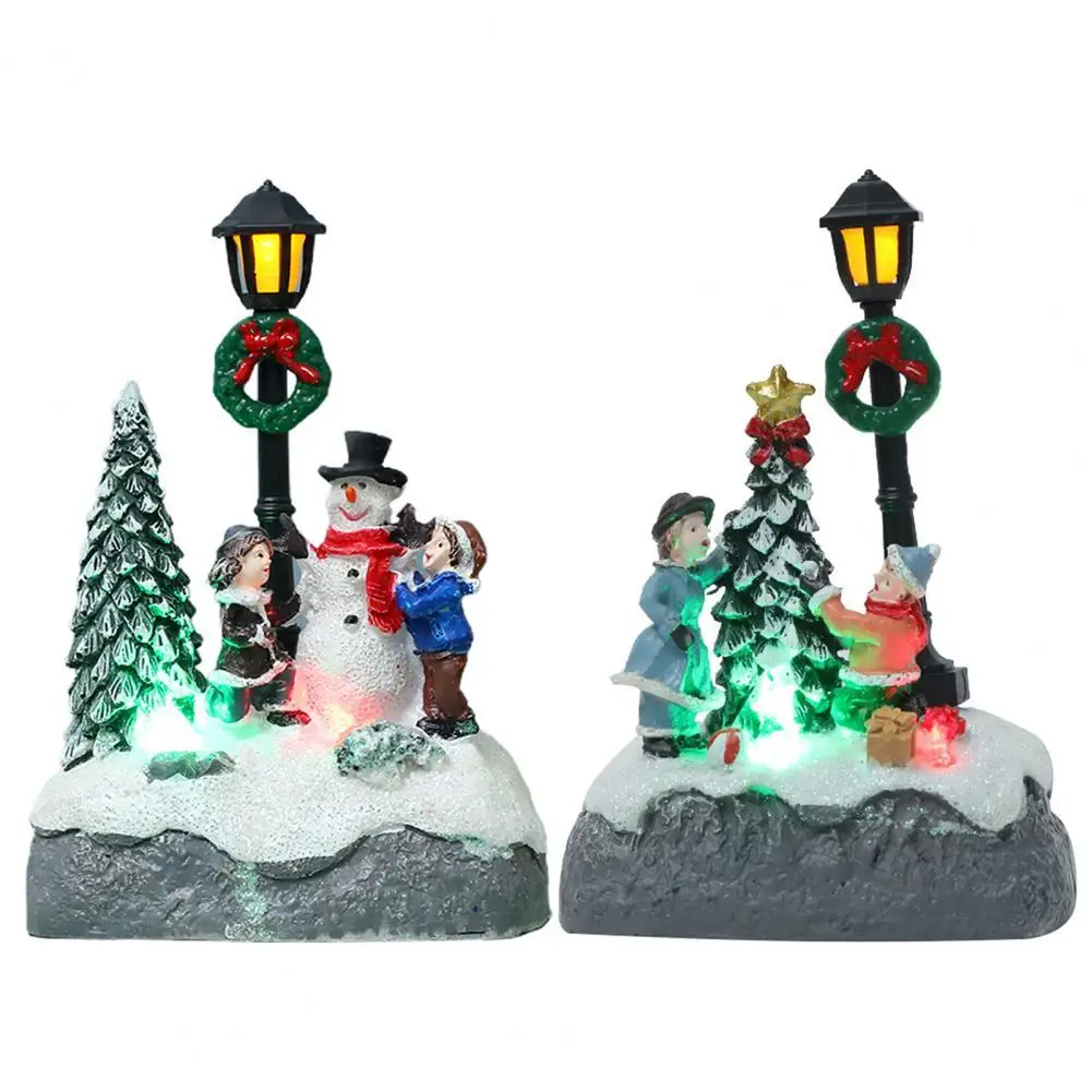 Practical Delicate Small Size Christmas Resin House Micro-Landscape Lighting Decor Snowman Ornament Snowman Statue
Practical Delicate Small Size Christmas Resin House Micro-Landscape Lighting Decor Snowman Ornament Snowman Statue