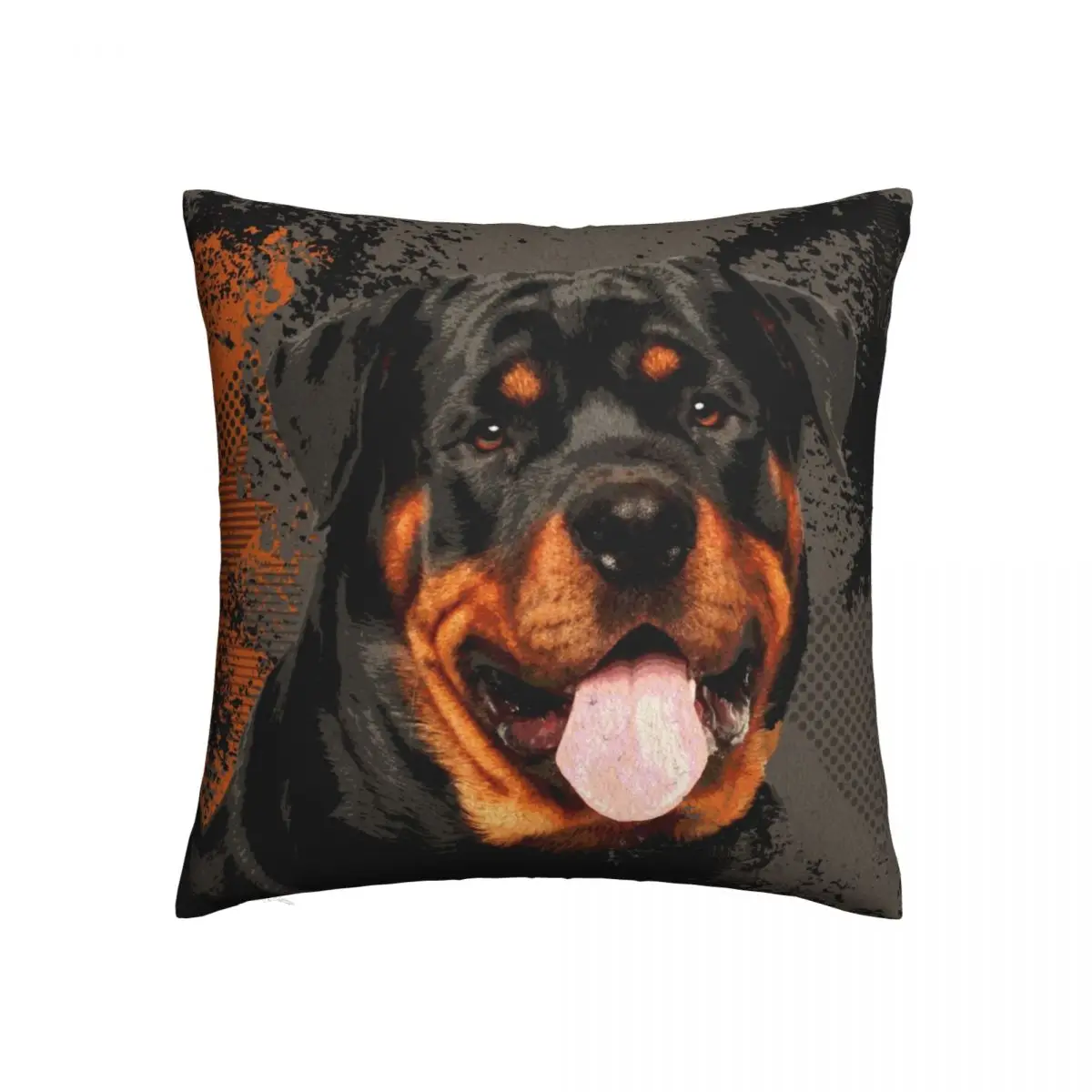 

Rottweiler Pillow Case Rottweiler - Metzgerhund Digital Art Spring Cute Pillowcase Polyester Bed Zipper Cover