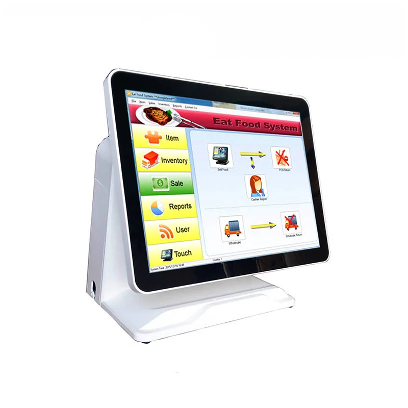 

Factory Sales POS Machine and Terminal POS System for Rstaurants 15 Inch Capacitive Screen Point of Sale Cash Register ComPOSxb