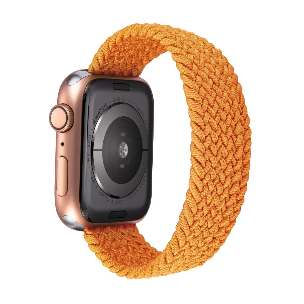 Ремешок нейлоновый для Apple Watch Band Series 7 6 SE 5 4 3 браслет iWatch 41 мм 45 40 44 38 42 | Наручные