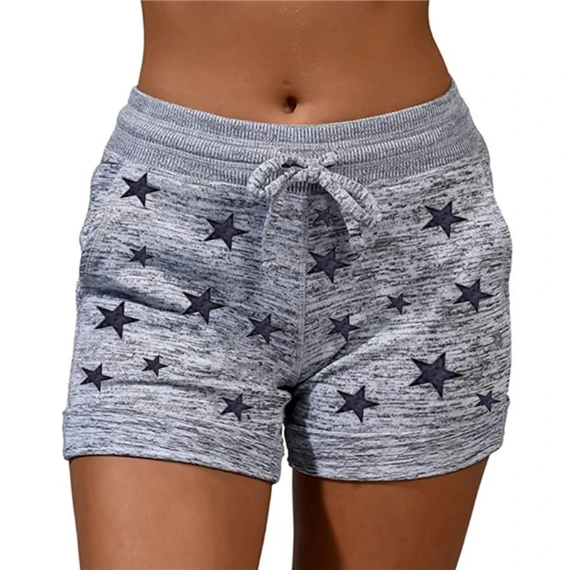 Summer Casual Shorts Striped Quick Drying Shorts Vintage With Drawstring Female Short Striped Stars Printed Straight Short
Summer Casual Shorts Striped Quick Drying Shorts Vintage With Drawstring Female Short Striped Stars Printed Straight Short