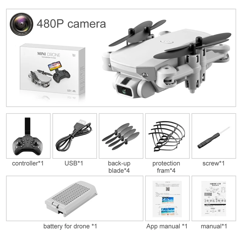 WiFi FPV with 0.3MP HD Camera Altitude Hold Mode Foldable RC Drone Quadcopter RTF
WiFi FPV with 0.3MP HD Camera Altitude Hold Mode Foldable RC Drone Quadcopter RTF
