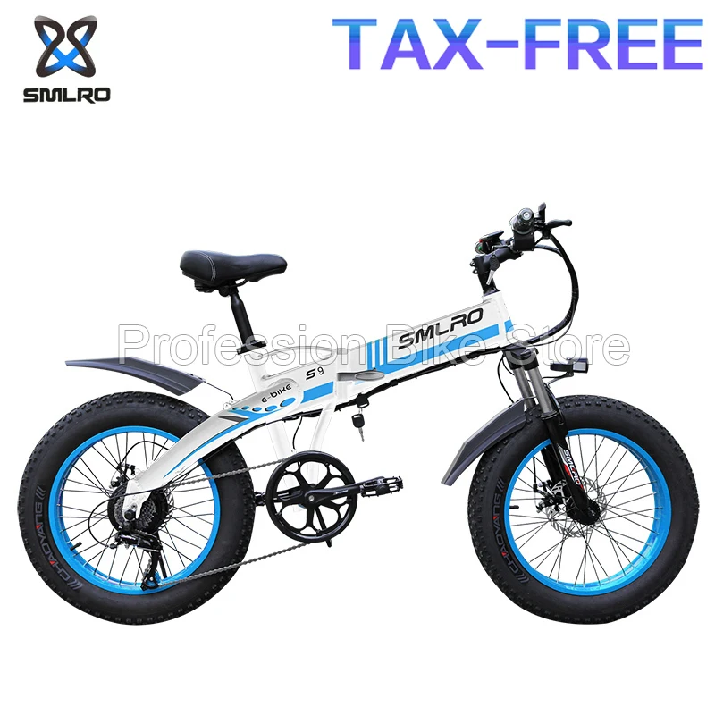 SMLRO S9F 20 Inch Wheel Adult Folding Electric Bike 1000W 48V 15AH 35KM/H E-Bike Mobility Mountain Bicycle Fatbike Snowmobile
SMLRO S9F 20 Inch Wheel Adult Folding Electric Bike 1000W 48V 15AH 35KM/H E-Bike Mobility Mountain Bicycle Fatbike Snowmobile