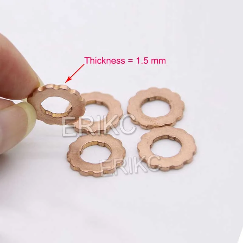 ERIKC Nozzle Adjusting Washers F00RJ02175 Common Rail Injector Repair Shim F00R J02 175 Thickness 1 .5mm 5 Pieces 10 Pieces
ERIKC Nozzle Adjusting Washers F00RJ02175 Common Rail Injector Repair Shim F00R J02 175 Thickness 1 .5mm 5 Pieces 10 Pieces