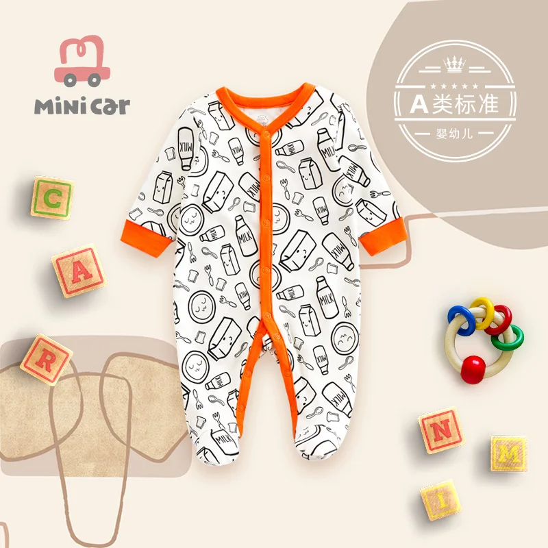 baby air conditioning clothes, boys' one-piece clothes, baby's feet wrap up in summer
baby air conditioning clothes, boys' one-piece clothes, baby's feet wrap up in summer