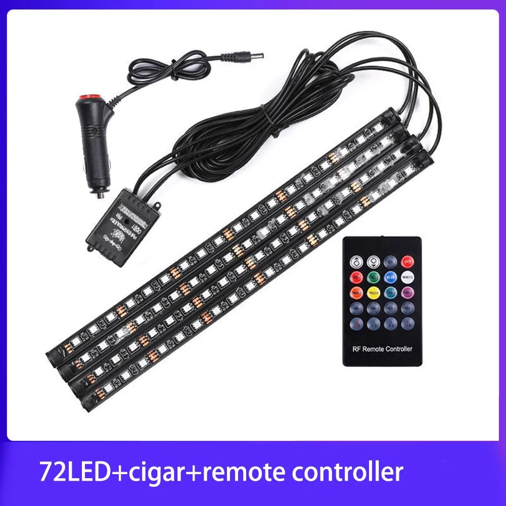 Car Interior 72 Led Lights Strip Foot Lights Atmosphere Decorative Lamp USB 180 Degrees Wide-angle Car Light Strip
Car Interior 72 Led Lights Strip Foot Lights Atmosphere Decorative Lamp USB 180 Degrees Wide-angle Car Light Strip