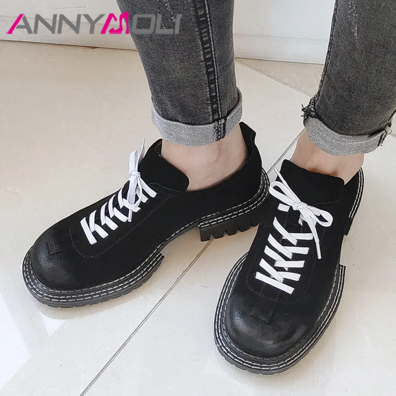 Туфли-лодочки ANNYMOLI женские с перекрестной шнуровкой, натуральная кожа, замша бычья кожа, квадратный каблук, Классическая обувь, весенние, че...
Туфли-лодочки ANNYMOLI женские с перекрестной шнуровкой, натуральная кожа, замша бычья кожа, квадратный каблук, Классическая обувь, весенние, че...