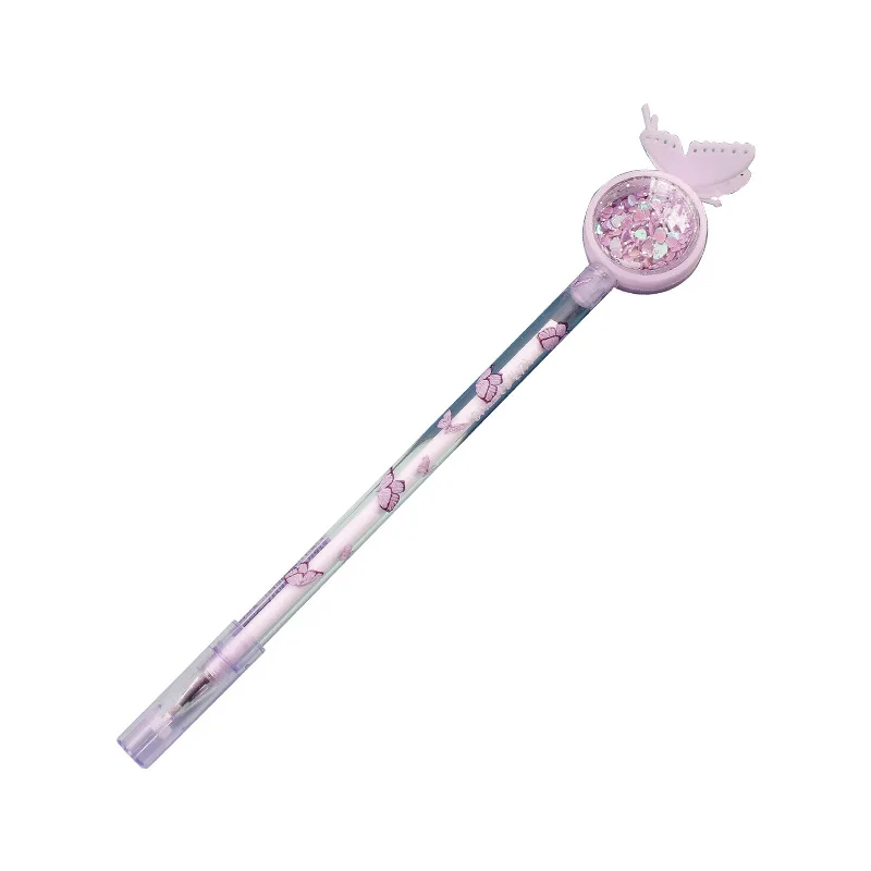 2021 New Butterfly gel pen cute wings girl heart quicksand sequins signature pen 0.5mm student exam office writing tool kawaii
2021 New Butterfly gel pen cute wings girl heart quicksand sequins signature pen 0.5mm student exam office writing tool kawaii