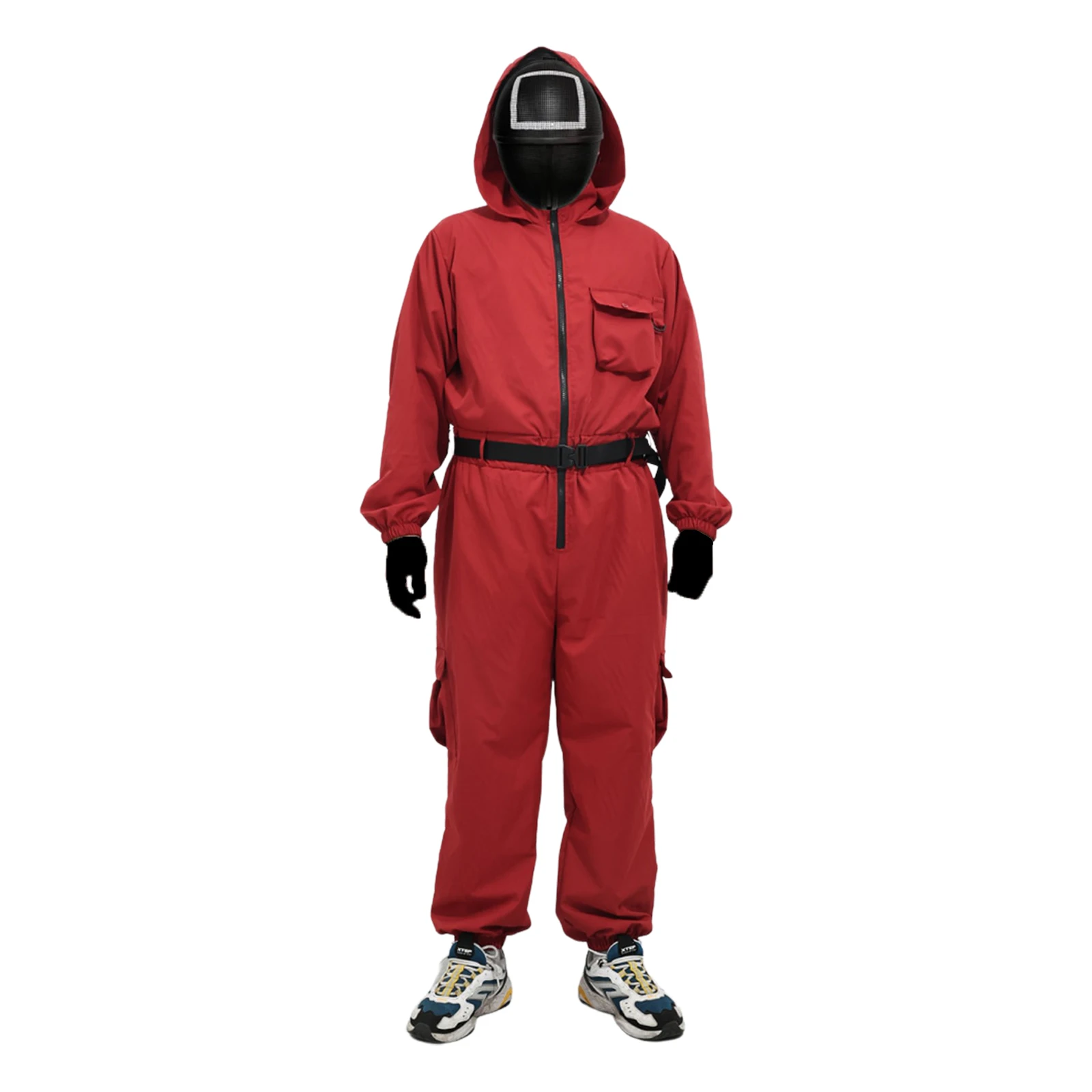 Men Women Cosplay Romper Long Sleeve Hooded Neck Casual Street Jogger Trousers Zipper Jumpsuit
Men Women Cosplay Romper Long Sleeve Hooded Neck Casual Street Jogger Trousers Zipper Jumpsuit