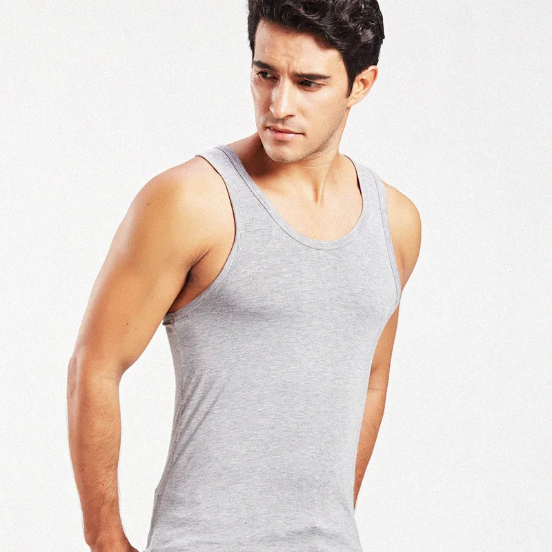 Summer Men's Underwear Cotton Tank Tops Men High Quality Bodybuilding Singlet Sleeveless Elastic Fitness Vest Mens Undershirt
Summer Men's Underwear Cotton Tank Tops Men High Quality Bodybuilding Singlet Sleeveless Elastic Fitness Vest Mens Undershirt