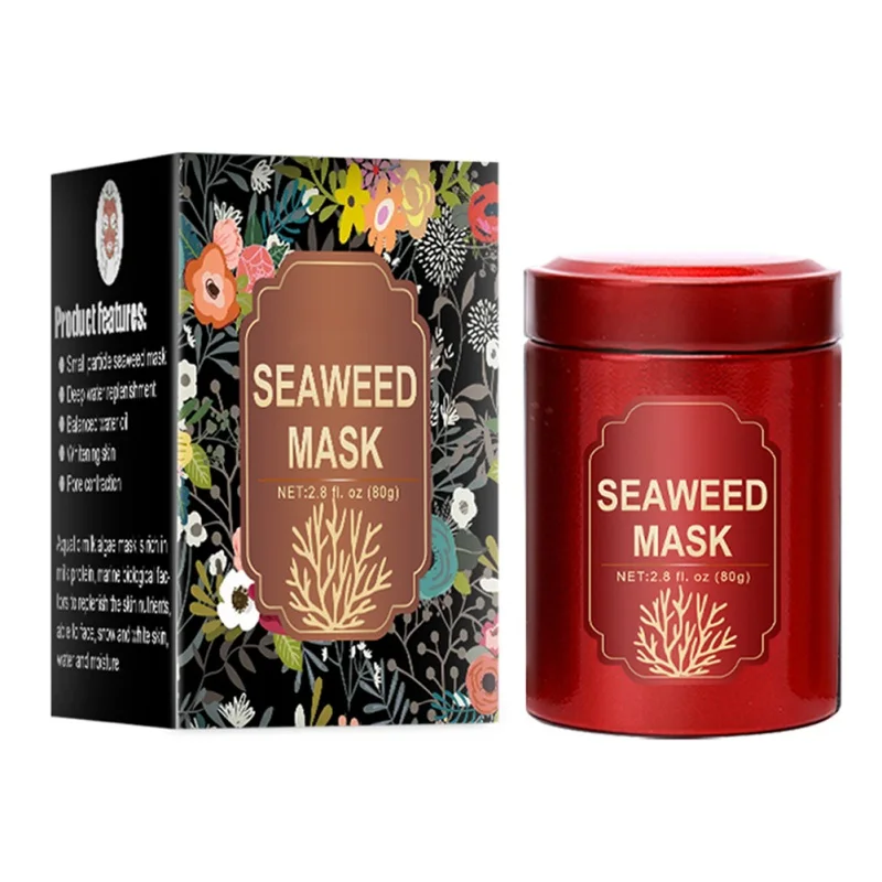 80g Seaweed Mud Facial Mask Collagen SPA Shrink Pores Moisturizing Anti-Aging Acne Treatment Skin Care
80g Seaweed Mud Facial Mask Collagen SPA Shrink Pores Moisturizing Anti-Aging Acne Treatment Skin Care