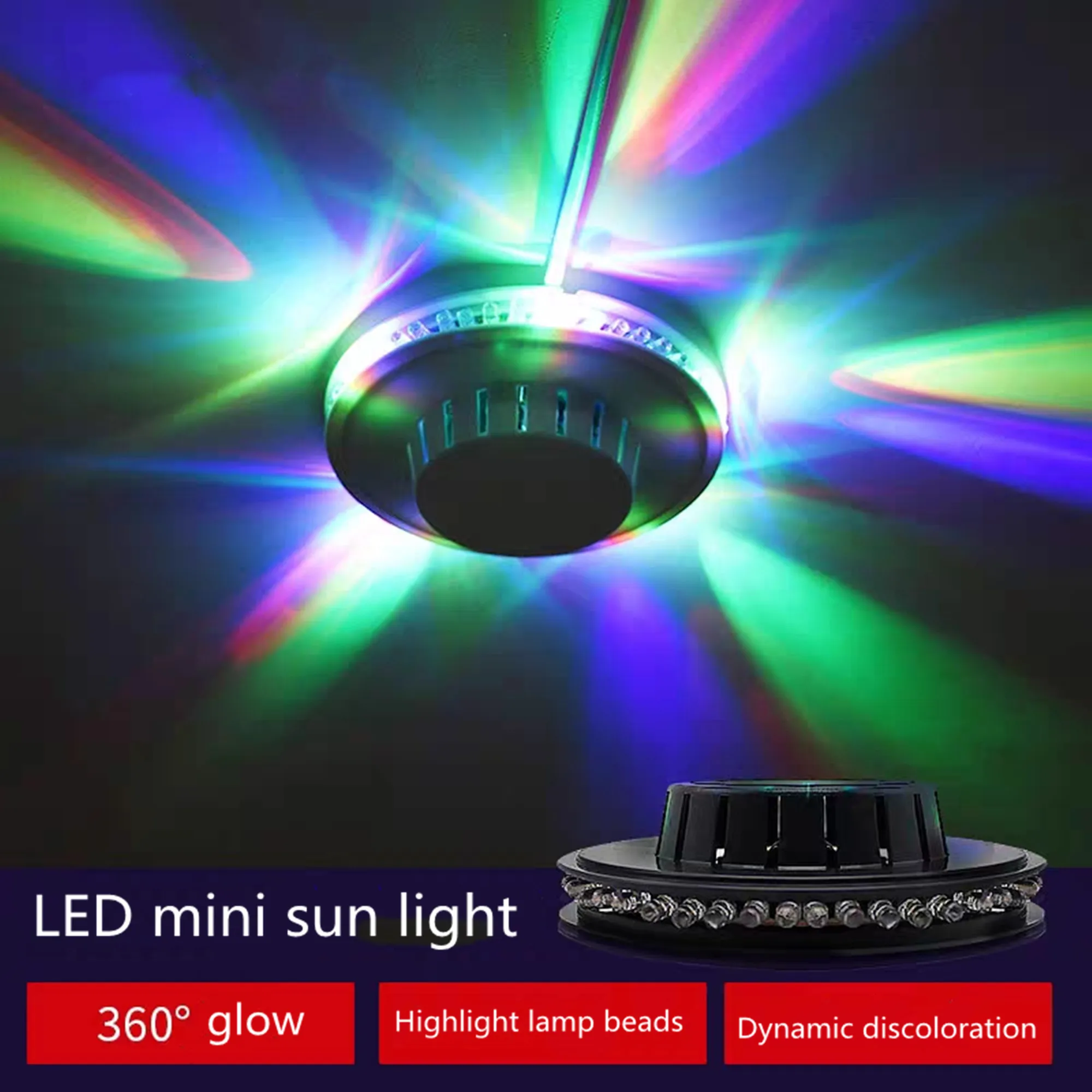 LED UFO Portable Laser Stage lights 9w RGB 48 leds sound activated Sunflower led lighting wall lamp for KTV DJ Party Wedding
LED UFO Portable Laser Stage lights 9w RGB 48 leds sound activated Sunflower led lighting wall lamp for KTV DJ Party Wedding